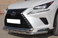 Тюнинг внедорожника Защита переднего бампера Lexus NX200 2017 - наст. время