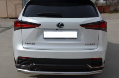 Тюнинг внедорожника Защита заднего бампера Lexus NX200 2017 - наст. время