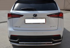 Тюнинг внедорожника Защита заднего бампера Lexus NX200 2017 - наст. время