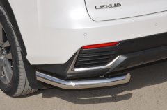 Тюнинг внедорожника Защита заднего бампера Lexus NX200 2017 - наст. время