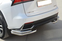 Тюнинг внедорожника Защита заднего бампера Lexus NX200 2017 - наст. время