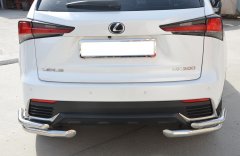 Тюнинг внедорожника Защита заднего бампера Lexus NX200 2017 - наст. время