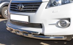 Тюнинг внедорожника Защита переднего бампера Toyota RAV4 2010-2012