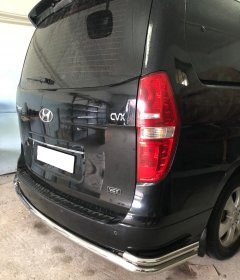 Тюнинг внедорожника Защита заднего бампера Hyundai H1 Grand Starex 2007