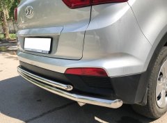 Тюнинг внедорожника Защита заднего бампера Hyundai Creta 2016