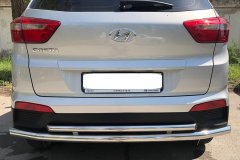 Тюнинг внедорожника Защита заднего бампера Hyundai Creta 2016