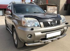 Тюнинг внедорожника Защита переднего бампера Nissan X-trail 2004-2007 (T30) Первое поколение (Рестайлинг)