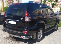 Тюнинг внедорожника Защита заднего бампера Toyota Land Cruiser Prado 120 2003-2009