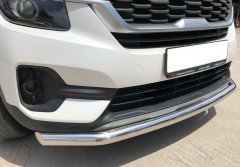 Тюнинг внедорожника Защита переднего бампера KIA Seltos 2020