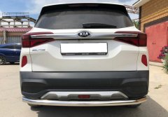 Тюнинг внедорожника Защита заднего бампера KIA Seltos 2020