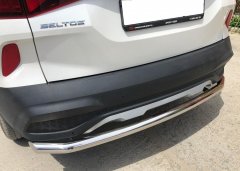 Тюнинг внедорожника Защита заднего бампера KIA Seltos 2020