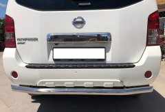 Тюнинг внедорожника Защита заднего бампера Nissan Pathfinder 2010-2013
