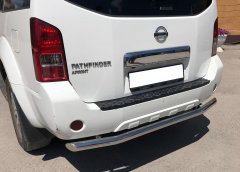 Тюнинг внедорожника Защита заднего бампера Nissan Pathfinder 2010-2013