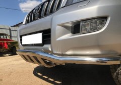 Тюнинг внедорожника Защита переднего бампера Toyota Land Cruiser Prado 120 2003-2009