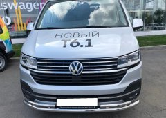 Тюнинг внедорожника Защита переднего бампера Volkswagen T-6.1 2020