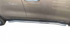 Тюнинг внедорожника Защита штатного порога труба KIA Sportage 2018 (рестайлинг)