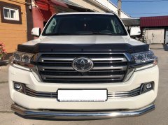 Тюнинг внедорожника Защита переднего бампера Toyota Land Cruiser 200  2015
