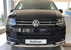 Тюнинг внедорожника Защита переднего бампера Volkswagen T-6 2015
