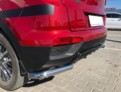 Тюнинг внедорожника Защита заднего бампера Hyundai Creta 2016