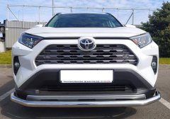 Тюнинг внедорожника Защита переднего бампера Toyota RAV4 2019