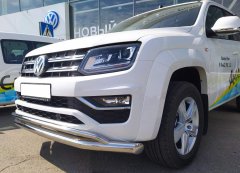 Тюнинг внедорожника Защита переднего бампера Volkswagen Amarok 2016
