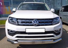 Тюнинг внедорожника Защита переднего бампера Volkswagen Amarok 2016