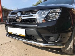Тюнинг внедорожника Защита переднего бампера Renault Duster 2017