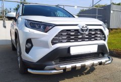 Тюнинг внедорожника Защита переднего бампера Toyota RAV4 2019