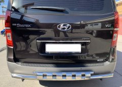 Тюнинг внедорожника Защита заднего бампера Hyundai H1 Grand Starex 2018