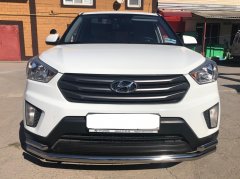 Тюнинг внедорожника Защита переднего бампера Hyundai Creta 2016