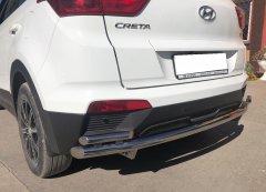 Тюнинг внедорожника Защита заднего бампера Hyundai Creta 2016