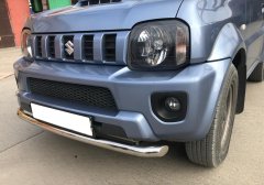 Тюнинг внедорожника Защита переднего бампера Suzuki Jimny 2012-2018