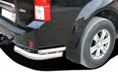 Тюнинг внедорожника Защита заднего бампера Nissan Pathfinder 2004-2010