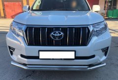 Тюнинг внедорожника Защита переднего бампера Toyota Land Cruiser Prado 150 2017