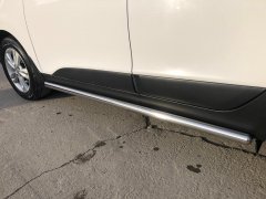 Тюнинг внедорожника Защита штатного порога труба Hyundai ix35 2010
