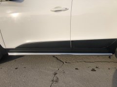 Тюнинг внедорожника Защита штатного порога труба Hyundai ix35 2010