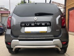 Тюнинг внедорожника Защита заднего бампера Renault Duster 2017