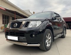 Тюнинг внедорожника Защита переднего бампера Nissan Navara 2005