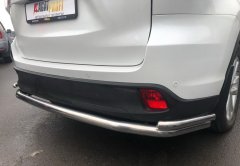 Тюнинг внедорожника Защита заднего бампера Toyota Highlander 2017
