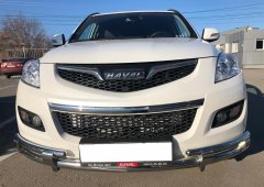 Тюнинг внедорожника Защита переднего бампера Haval H5 2020
