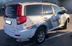 Тюнинг внедорожника Защита заднего бампера Haval H5 2020