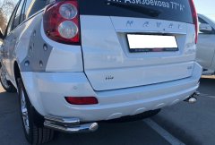 Тюнинг внедорожника Защита заднего бампера Haval H5 2020
