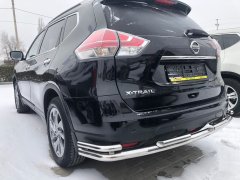 Тюнинг внедорожника Защита заднего бампера Nissan X-trail 2018- наст. время (рестайлинг)