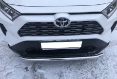 Тюнинг внедорожника Защита переднего бампера Toyota RAV4 2019