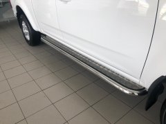 Тюнинг внедорожника Пороги с накладным листом Great Wall Wingle 7 2020