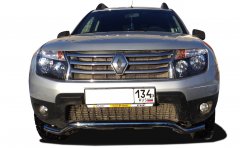 Тюнинг внедорожника Защита переднего бампера Renault Duster 2011