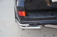 Тюнинг внедорожника Защита заднего бампера Toyota Land Cruiser 200 Executive Lounge 2020 (обновленный)