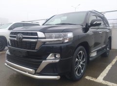 Тюнинг внедорожника Защита переднего бампера Toyota Land Cruiser 200 Executive Lounge 2020 (обновленный)