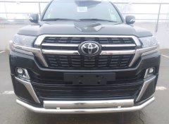 Тюнинг внедорожника Защита переднего бампера Toyota Land Cruiser 200 Executive Lounge 2020 (обновленный)