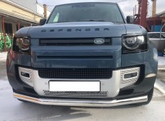 Тюнинг внедорожника Защита переднего бампера Land Rover Defender 2020